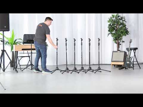 Gator Frameworks GFW-MIC-6PACKBG Microphone Boom Stand 6-Pack with Carry Bag (Demo Deal)