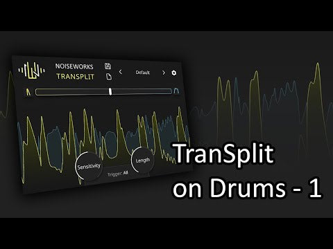 NoiseWorks TranSplit Transient Shaper Plug-in - Electronic Delivery