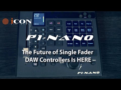 iCon Pro Audio P1-Nano Compact DAW Control Surface