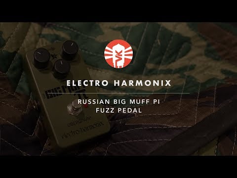 Electro-Harmonix Green Russian Big Muff Pi Fuzz/Distortion/Sustainer Pedal