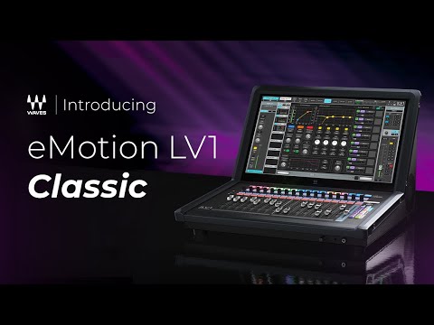 Waves Audio eMotion LV1 Classic Live Mixing Console