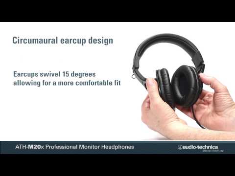 Audio-Technica ATH-M20x Closed-Back Headphones
