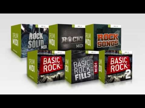 Toontrack Rock DRUM MIDI 6 Pack - Electronic Delivery