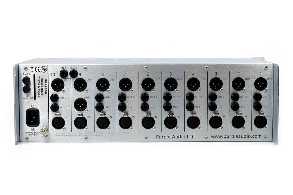 Purple Audio Sweet Ten 10-Slot Rack #0001185 (Used)