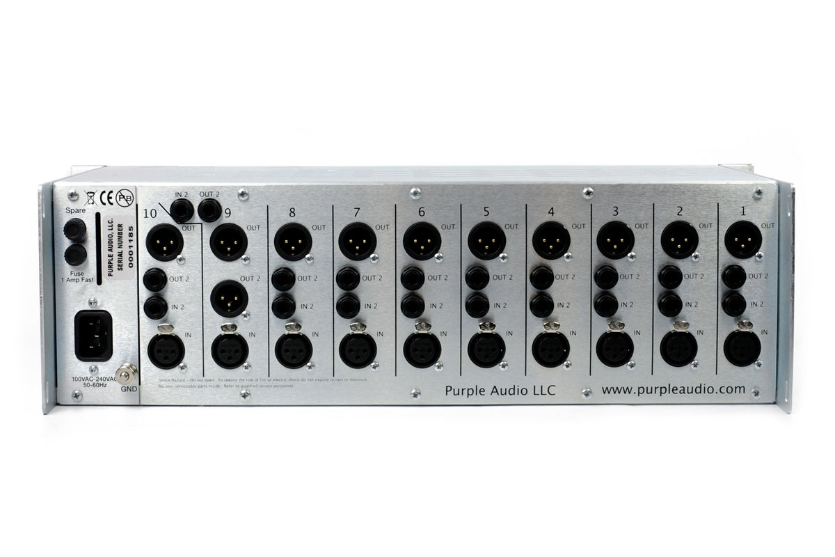 Purple Audio Sweet Ten 10-Slot Rack #0001185 (Used)
