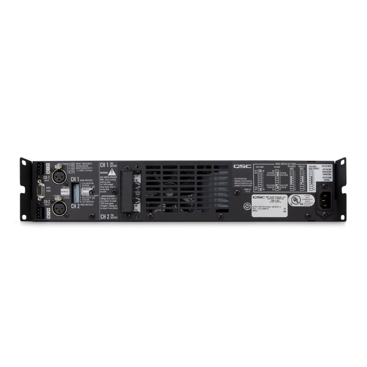 QSC CX302 2-Channel 100 Watt Power Amplifier