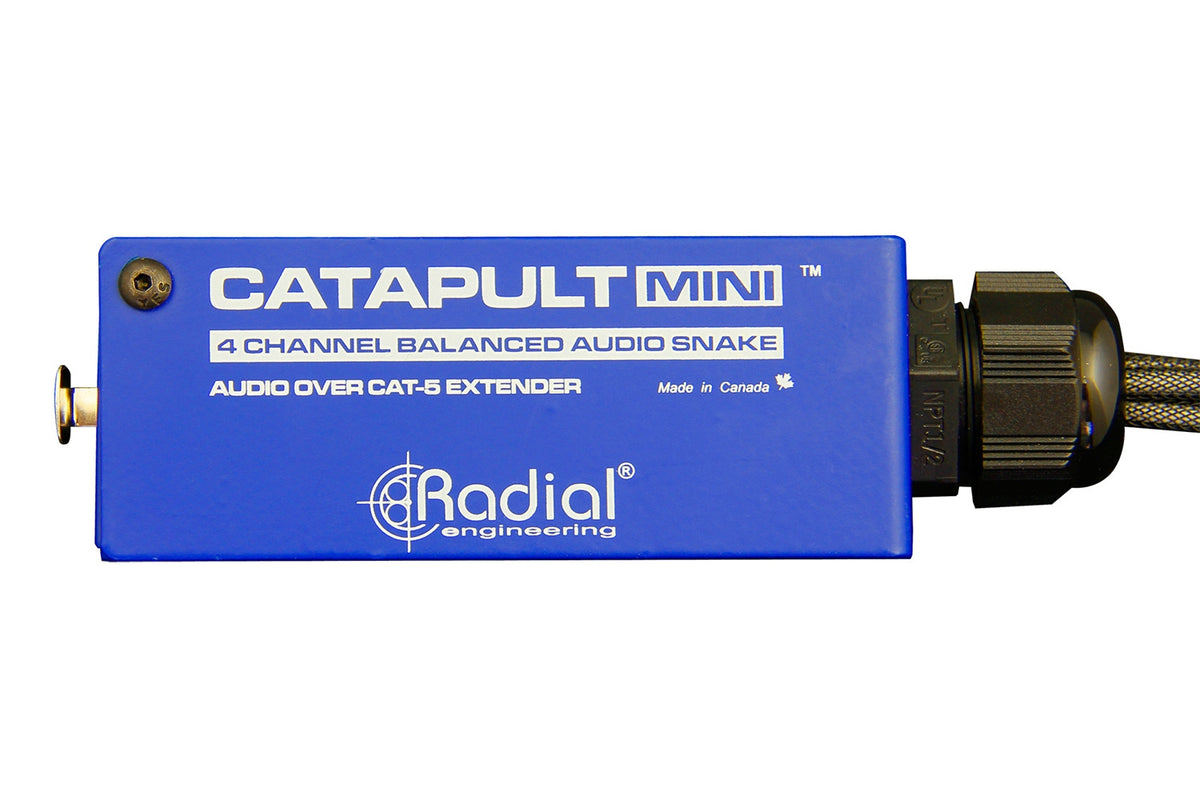 Radial Engineering Catapult MINI RX Cat 5 Audio Snake Module with XLR-F Connectors