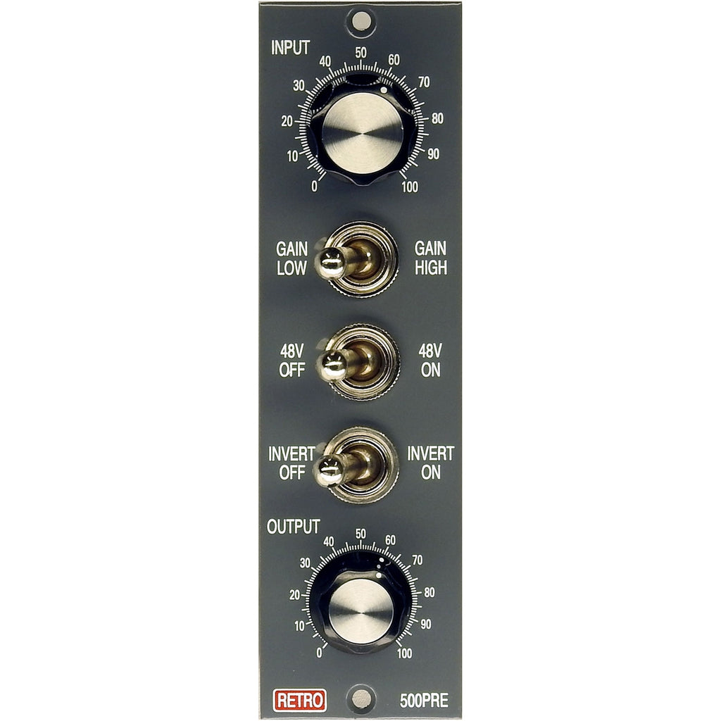 Retro Instruments 500PRE 500 Series Tube Microphone Preamp
