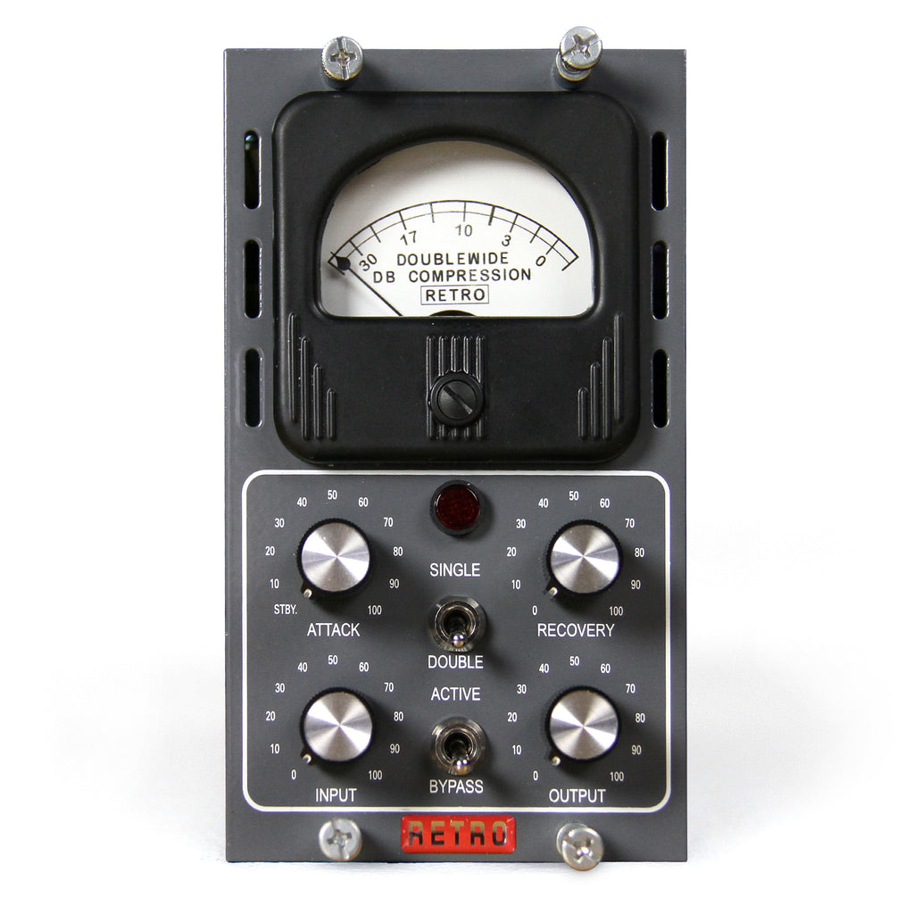 Retro Instruments DOUBLEWIDE 500 Series Tube Compressor (Demo Deal)