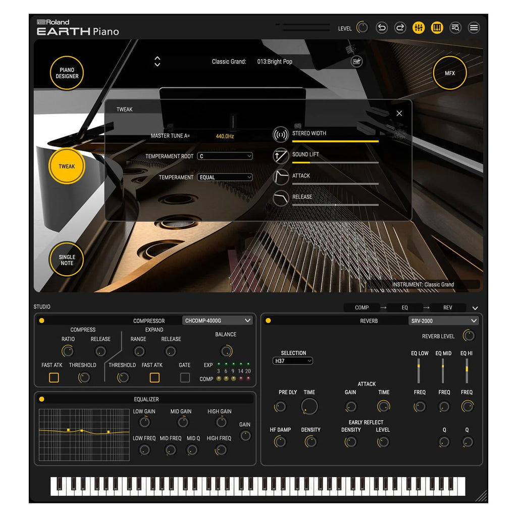 Roland EARTH Piano Key Virtual Instrument - Electronic Delivery