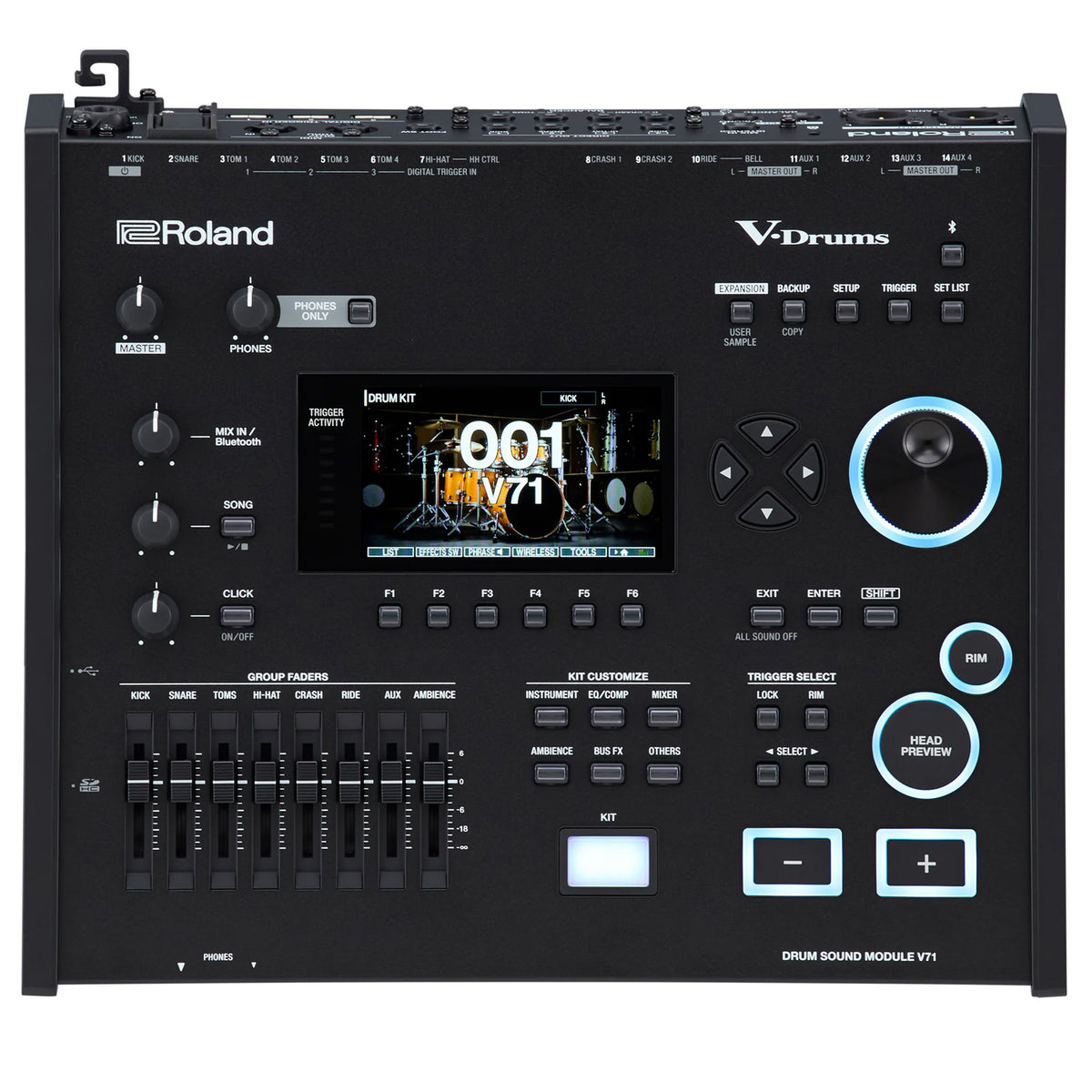 Roland VAD716 V-Drums Acoustic Design Kit - Gloss Natural