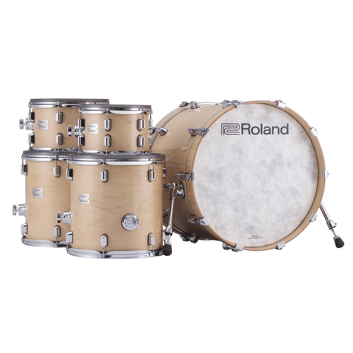 Roland VAD716-GN V-Drums Acoustic Design Kit - Gloss - Natural