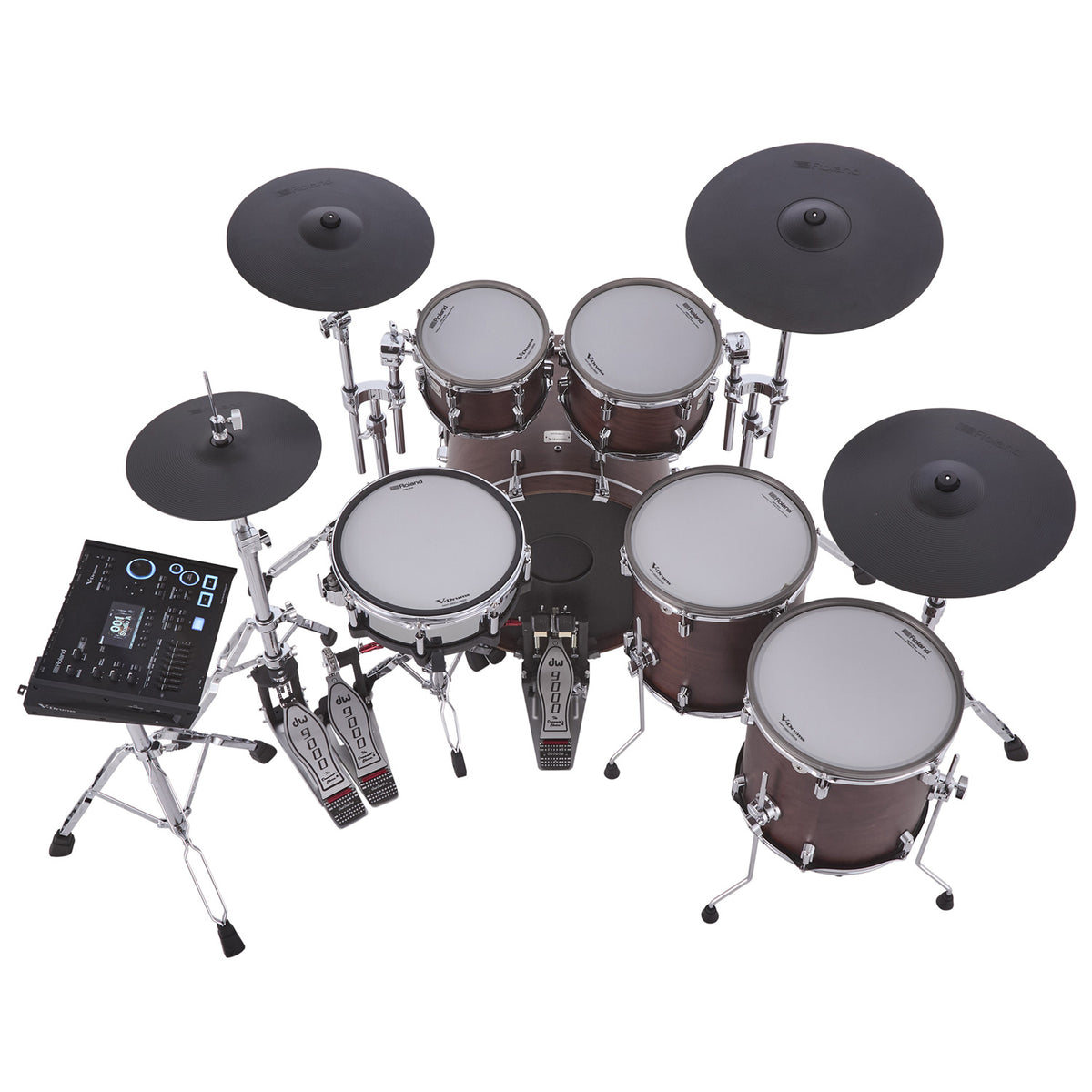 Roland VAD716 V-Drums Acoustic Design Kit - Satin - Walnut