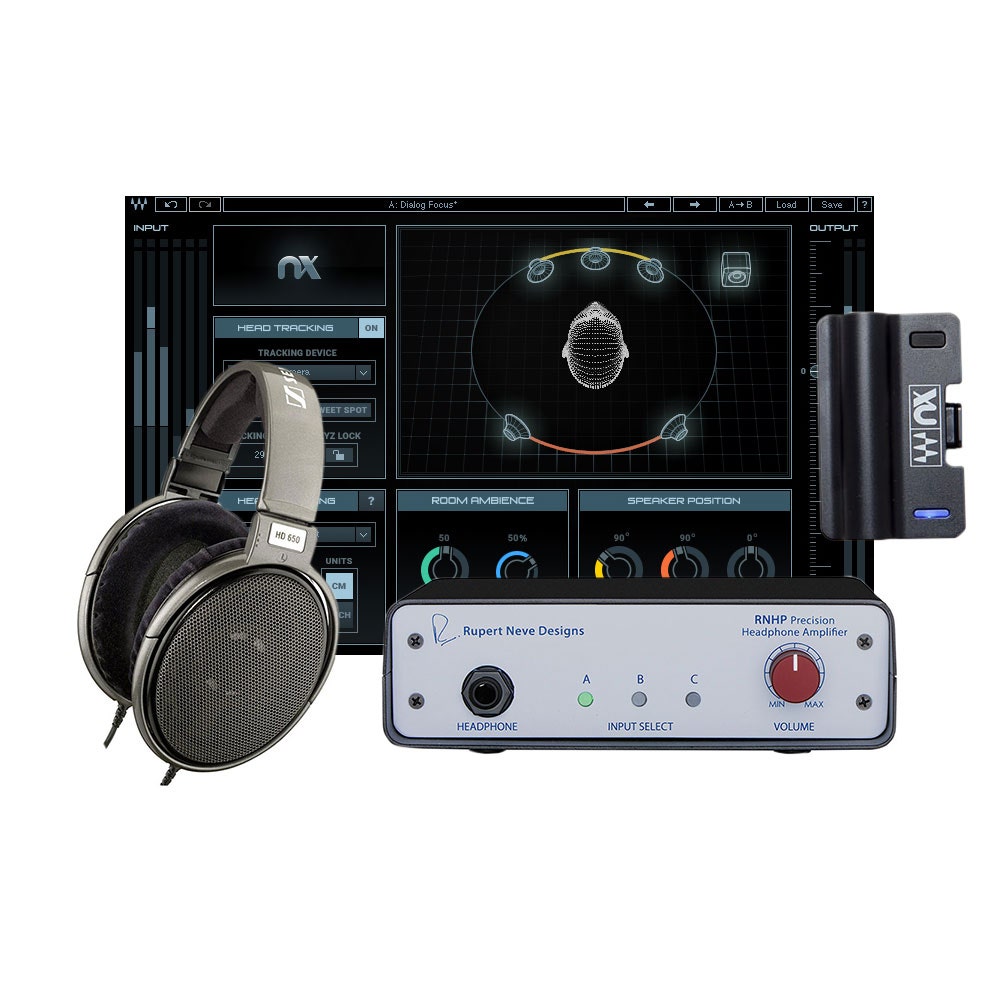 Sennheiser HD650, RND RNHP, Waves Nx Head Tracker, NX VMR