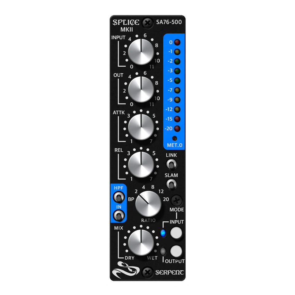 Serpent Audio Splice SA76 MKII 500 Series FET Compressor