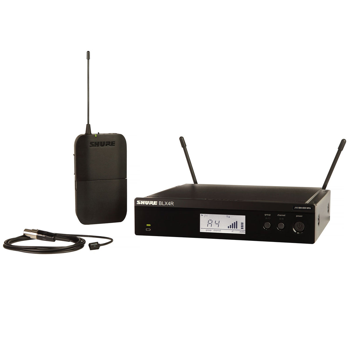 Shure BLX14R/W93-J10 Instrument System, 584-608 MHz
