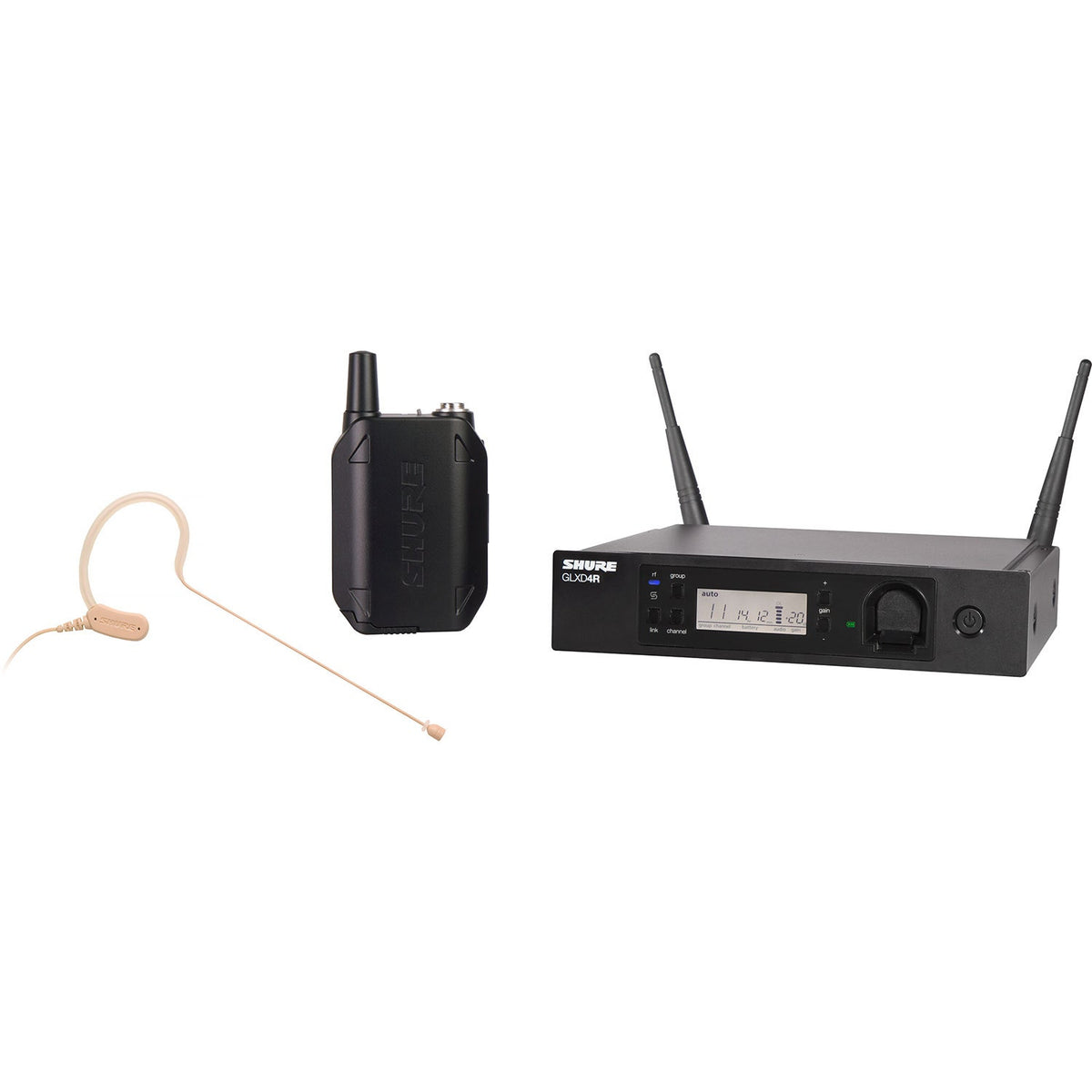 Shure GLXD14R/MX53-Z2 GLXD14R Headset System w/MX153