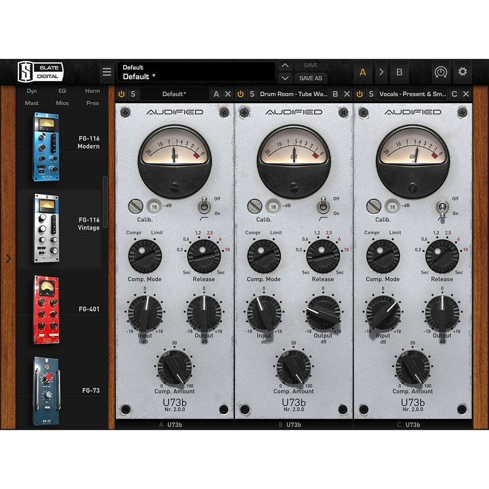 Slate Digital Audified U73b Tube Compressor - Electronic Delivery