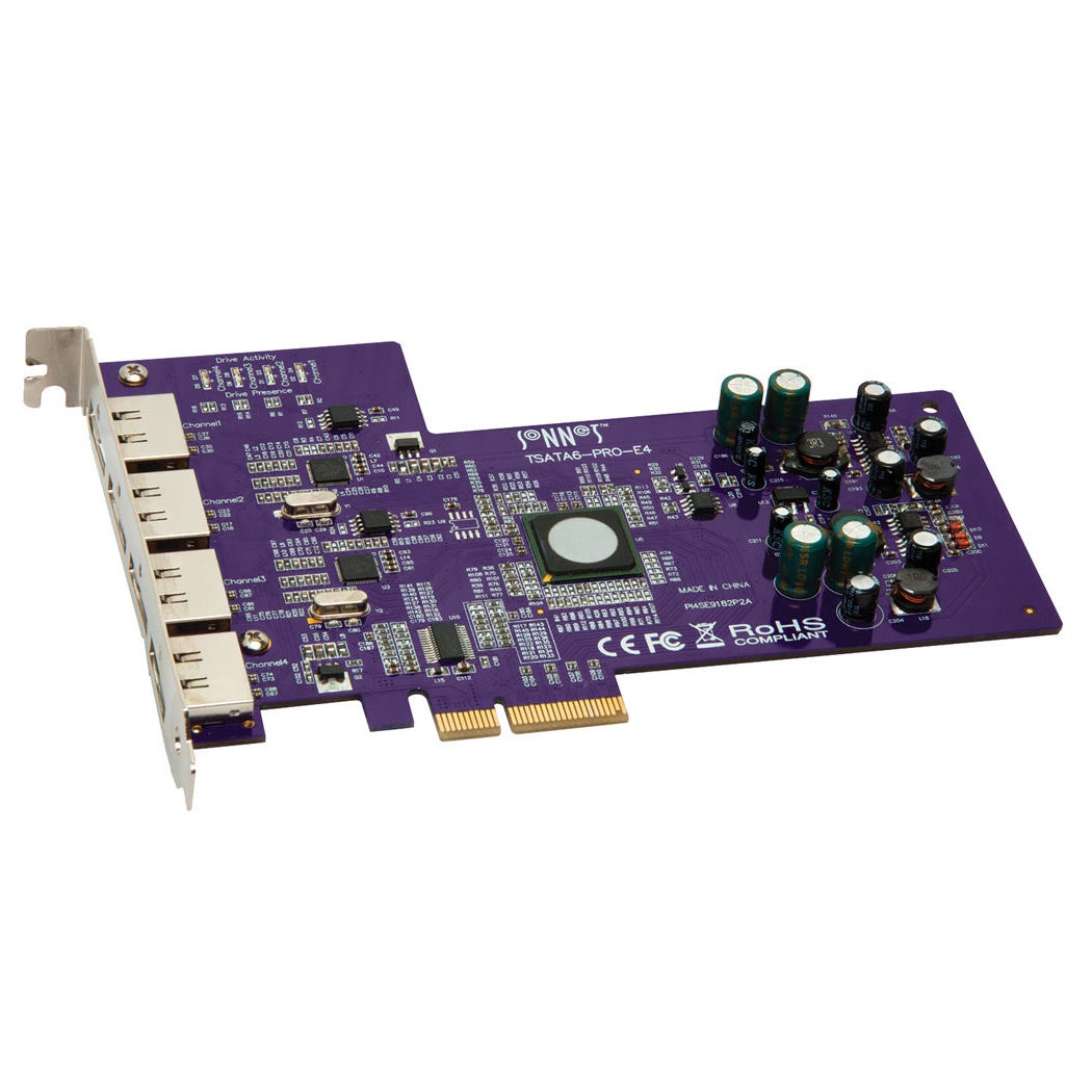 Sonnet Tempo Sata 6GB Pro 4Port eSATA PCIe 2.0 Card