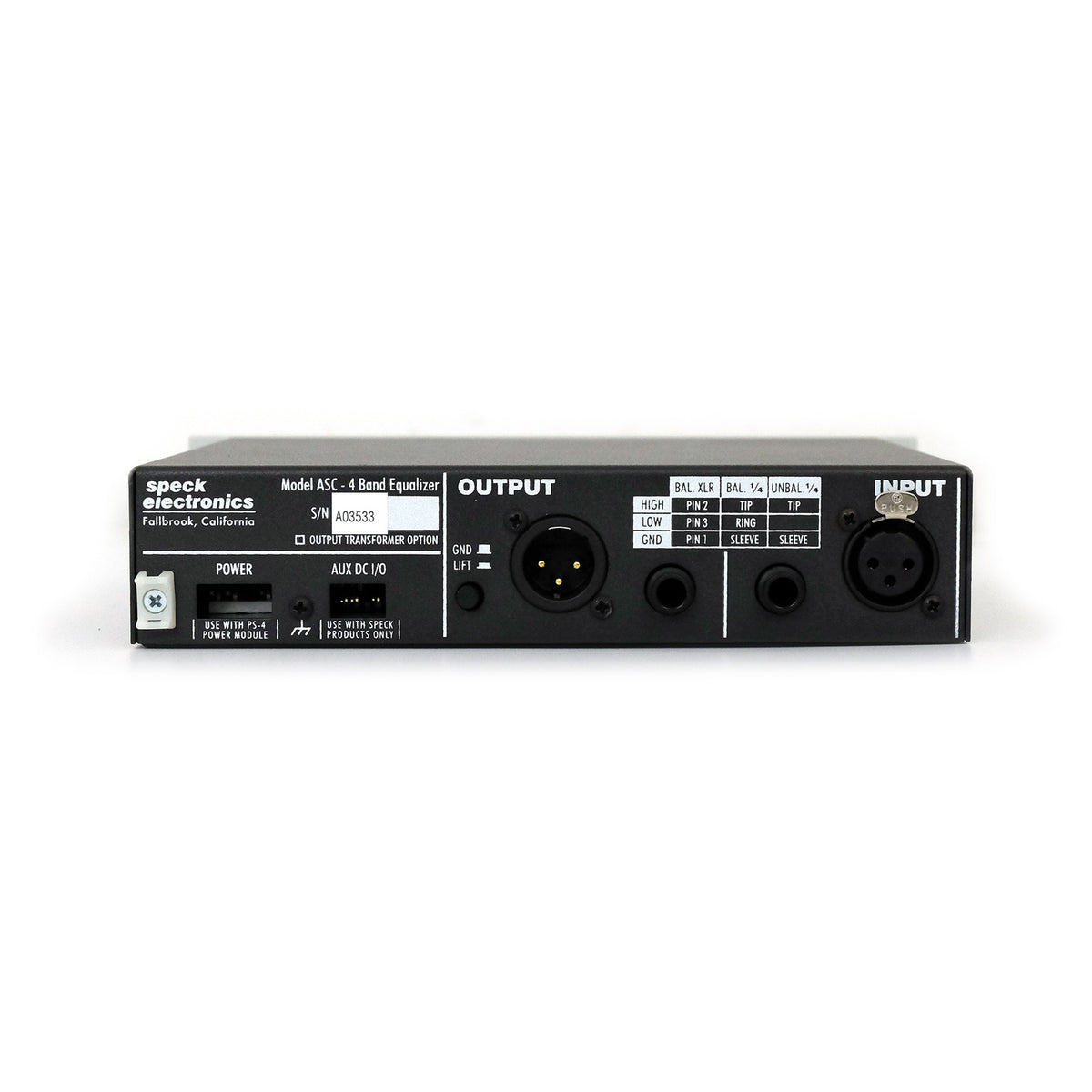 Speck ASC Equalizer #A03533 (Used)