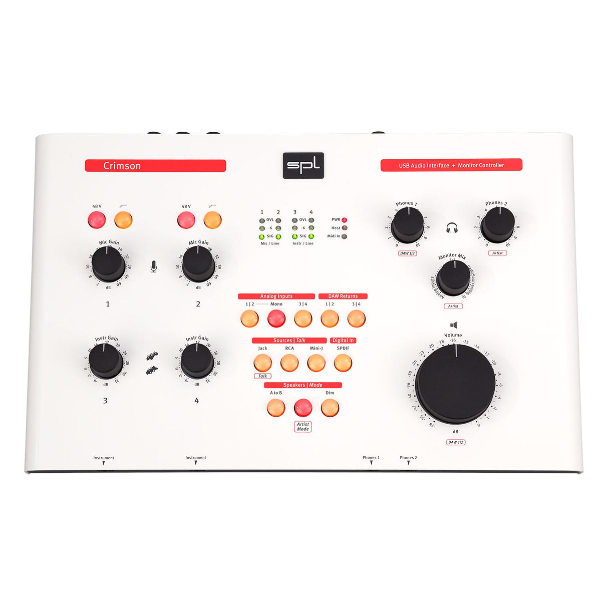SPL Crimson USB Interface - White