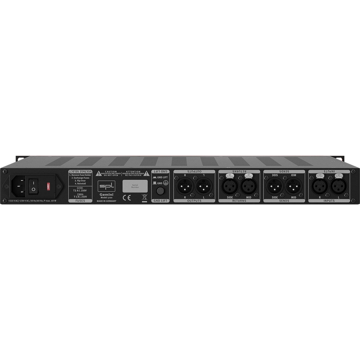SPL Gemini Mastering M/S Processor - Red