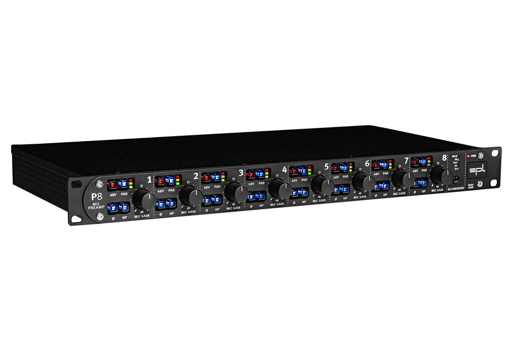 SPL Audio P8 8-Channel Microphone Preamplifier