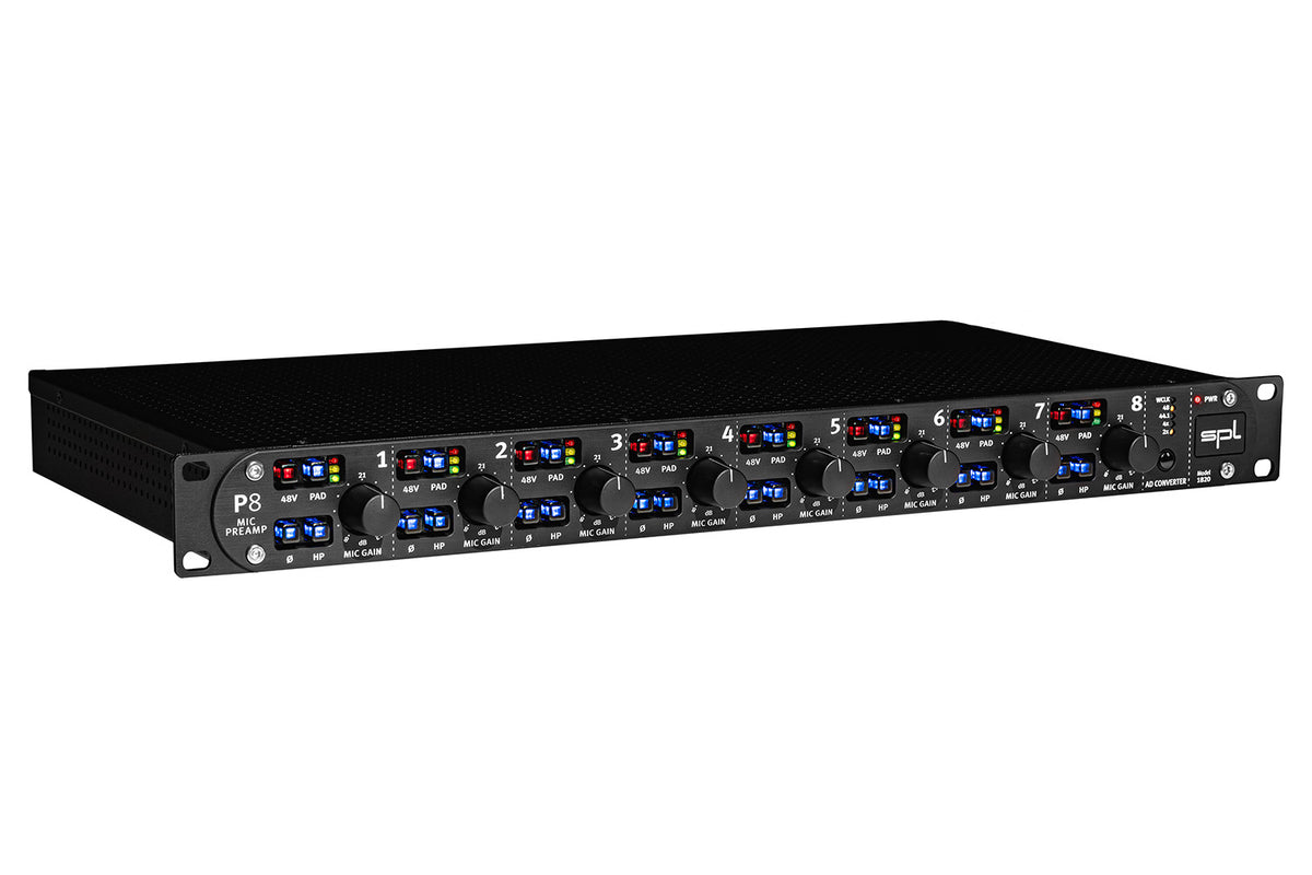 SPL Audio P8 8-Channel Microphone Preamplifier