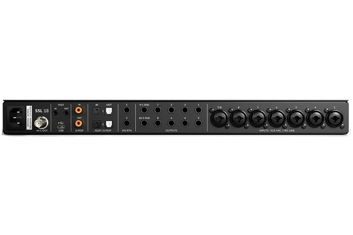 Solid State Logic SSL 18 26-in/28-out USB Audio Interface (Demo Deal)