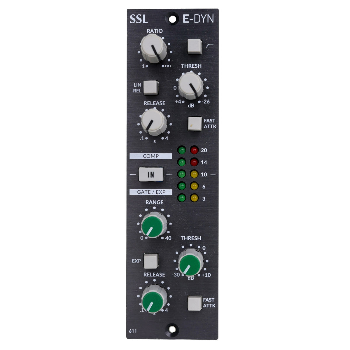 SSL E-Series Dynamics MK2 500 Series Compressor Module #5DY-001798 (Used)