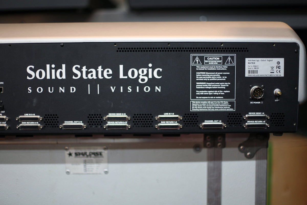 SSL Matrix Console #M0131 (Used)