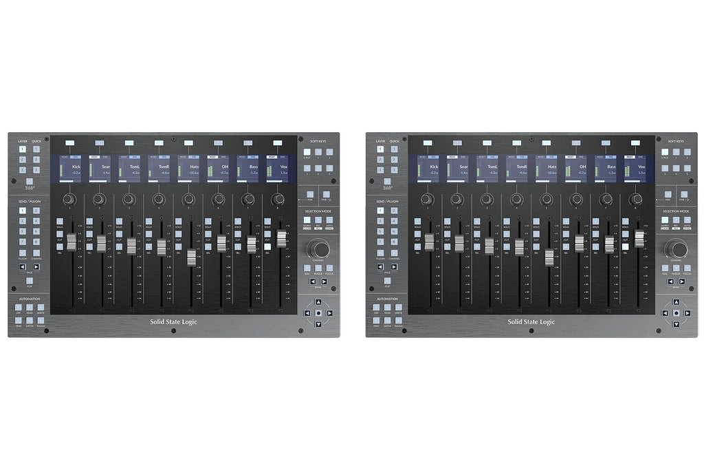SSL UF8 Advanced DAW Controller x2