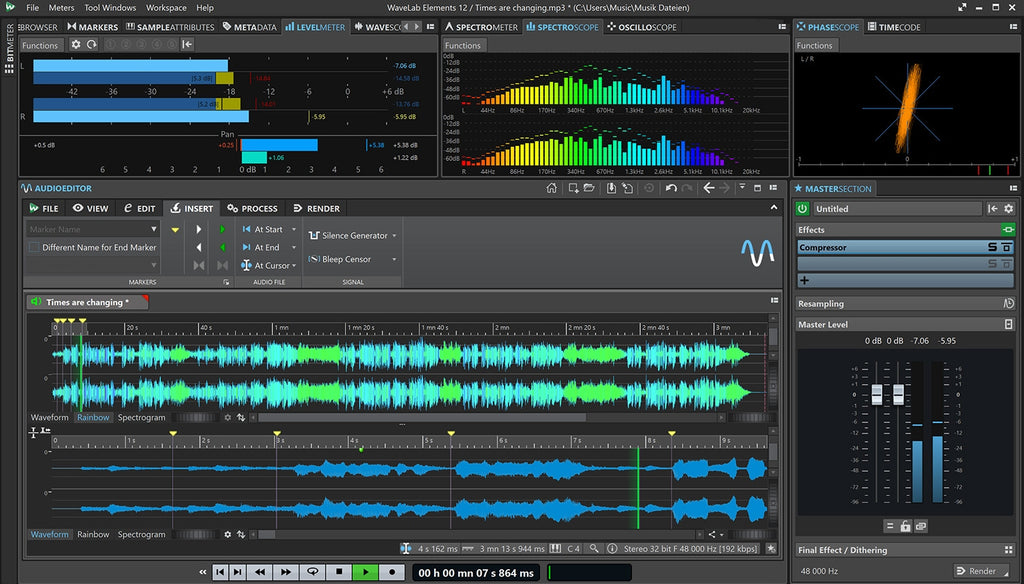 Steinberg WaveLab Elements 12 Mastering Software Suite - Electronic Delivery