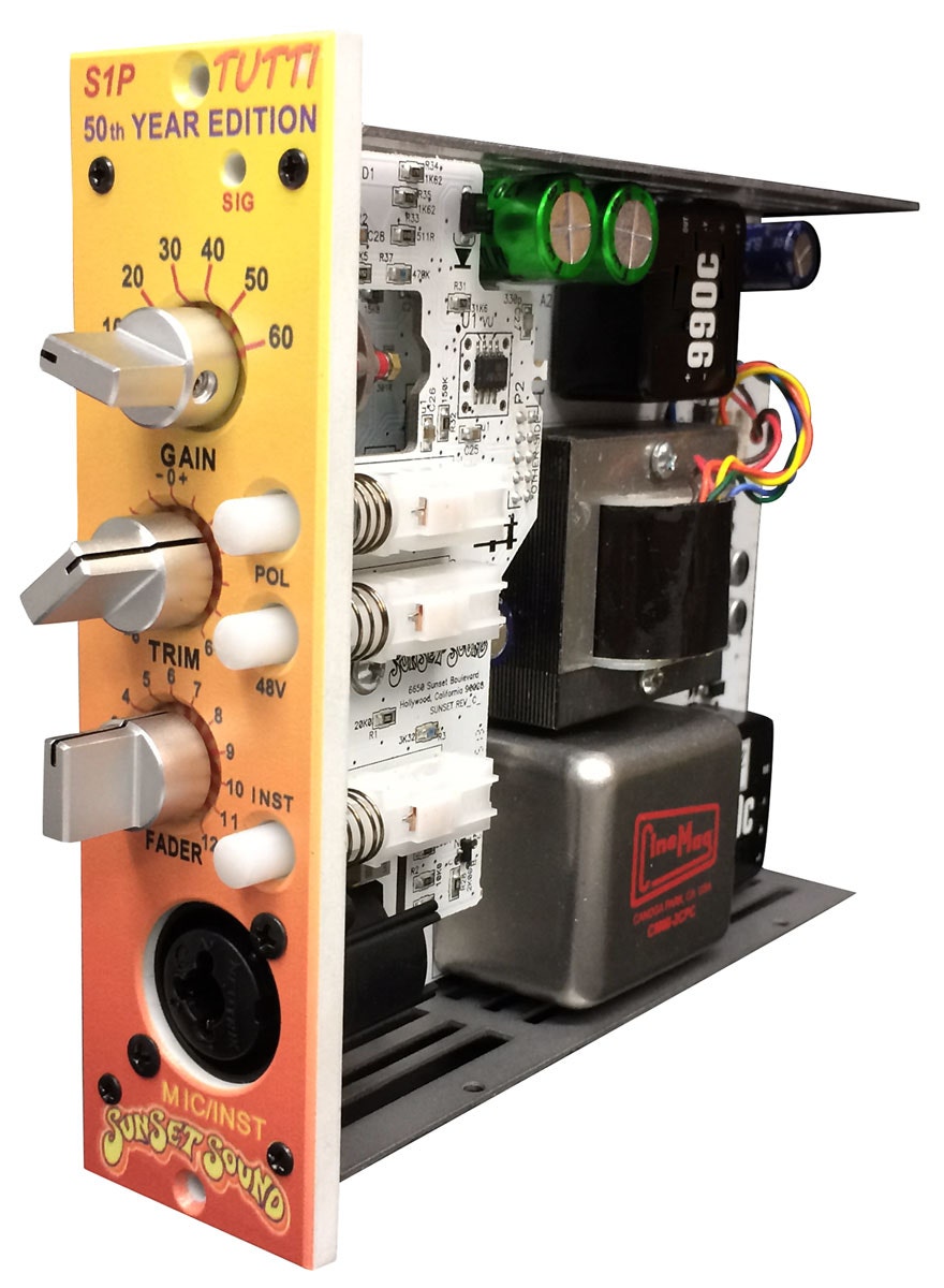 Sunset Sound S1P Tutti 500 Series Mic/Instrument Preamp