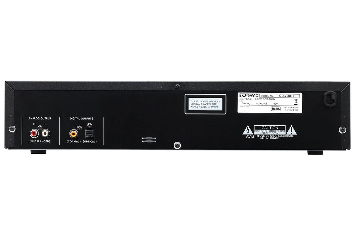 Tascam CD-200BT Pro Single CD Player