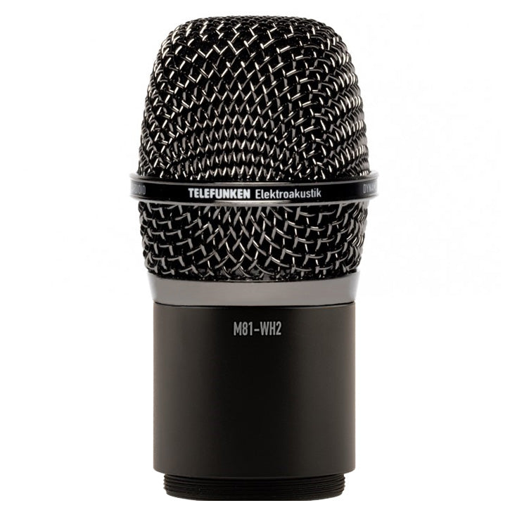 Telefunken Elektroakustik M81-WH2 Supercardioid Wireless Head - Black Nickel