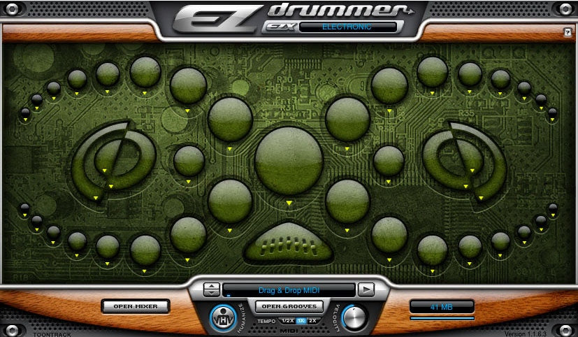 Toontrack Electronic EZX - Retail Box