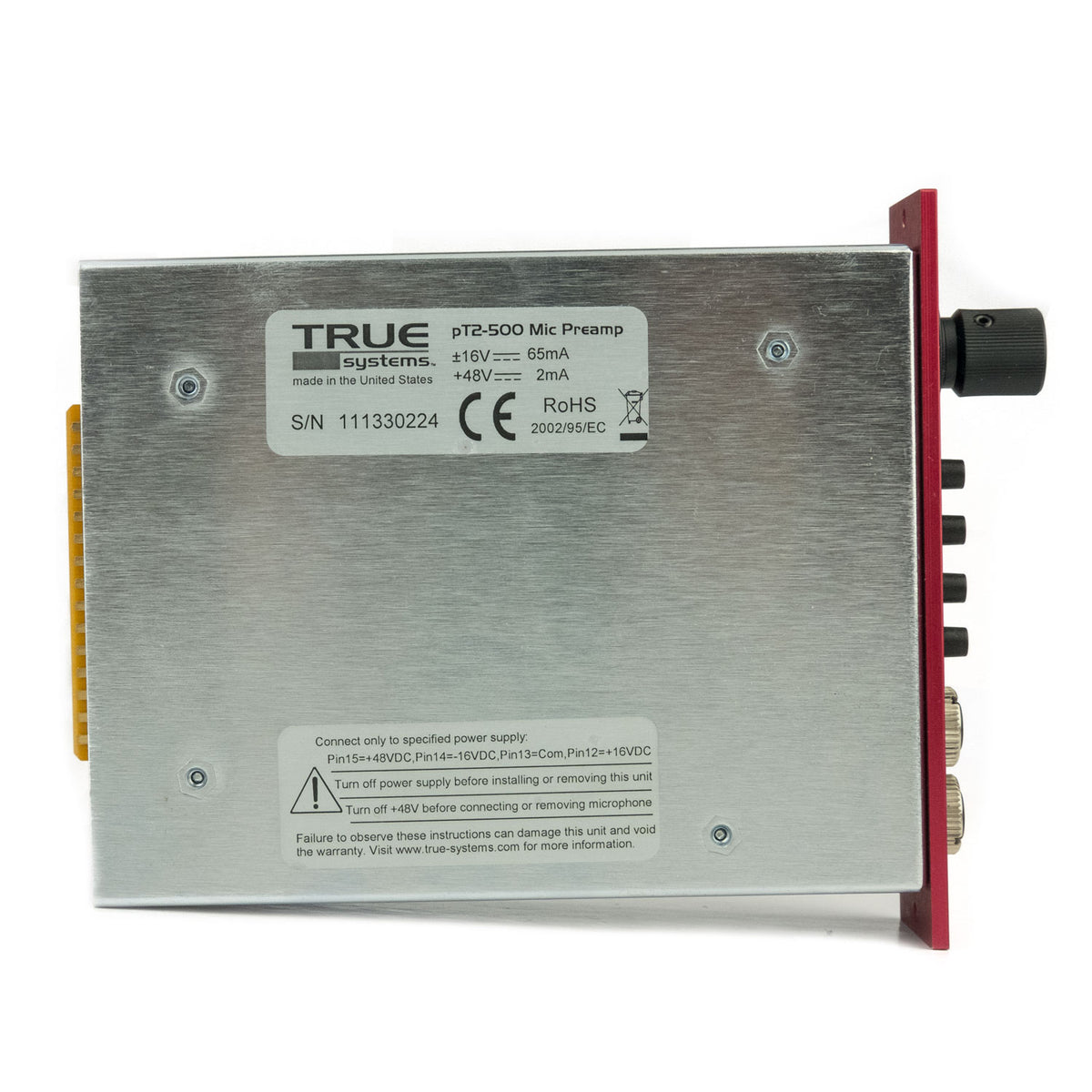 True Systems PT2-500 #111330224 (Used)