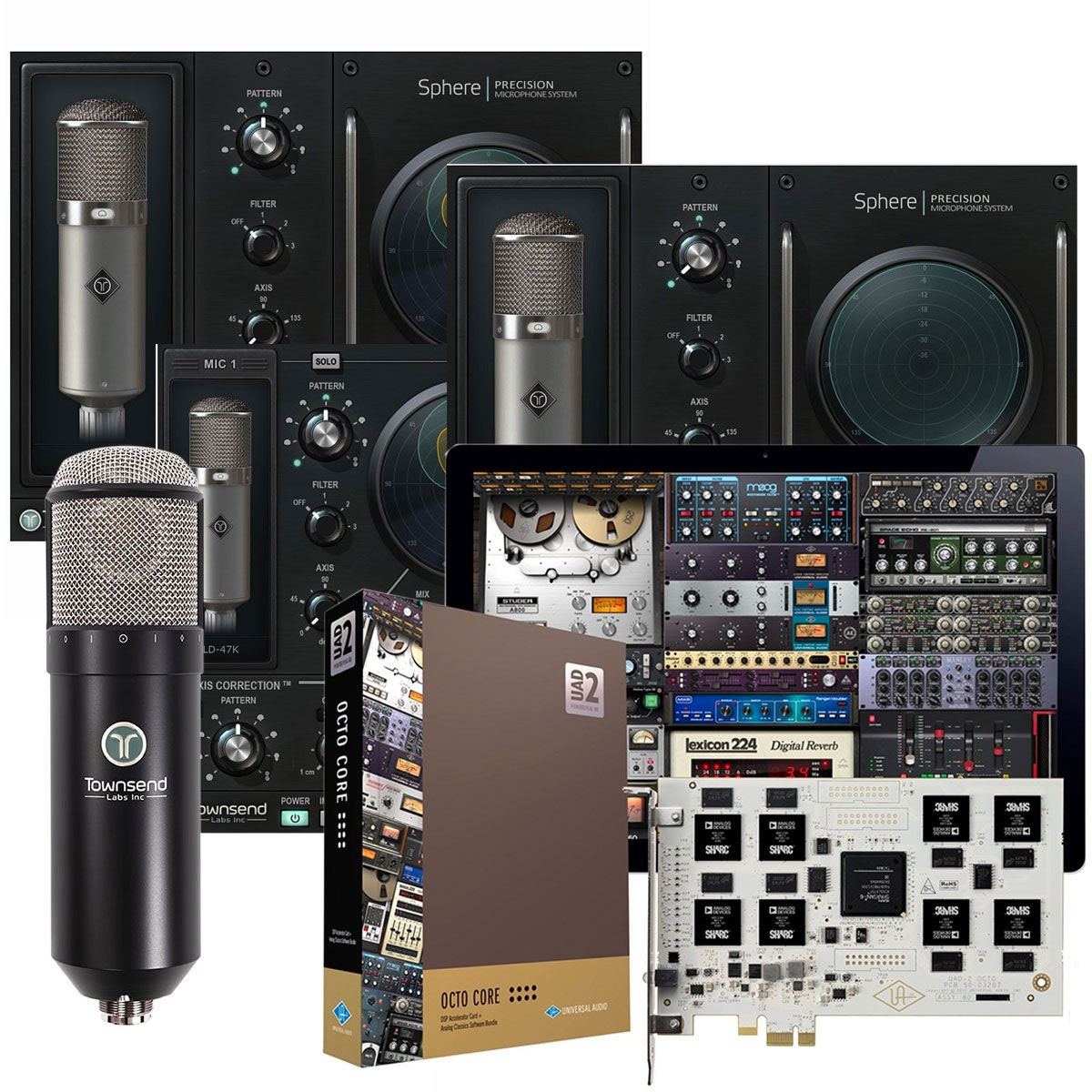 UA UAD-2 OCTO Core DSP Card, Townsend L22