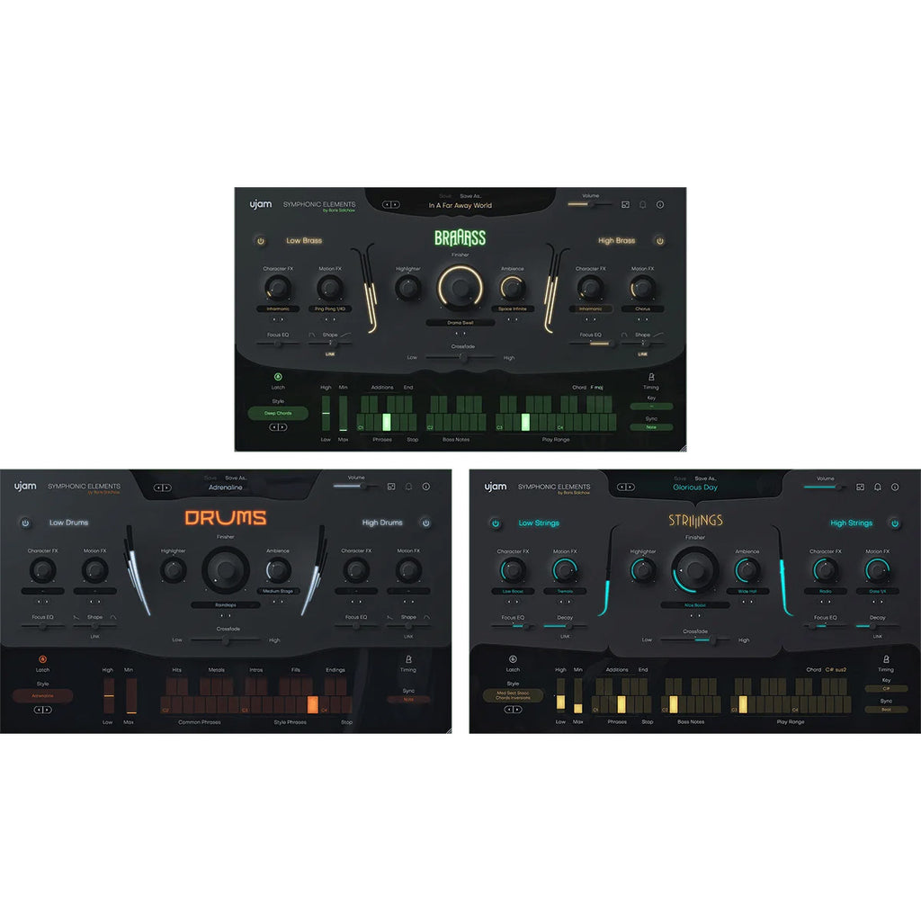 UJAM Symphonic Elements Bundle with 3 Hans Zimmer Virtual Instruments - Electronic Delivery