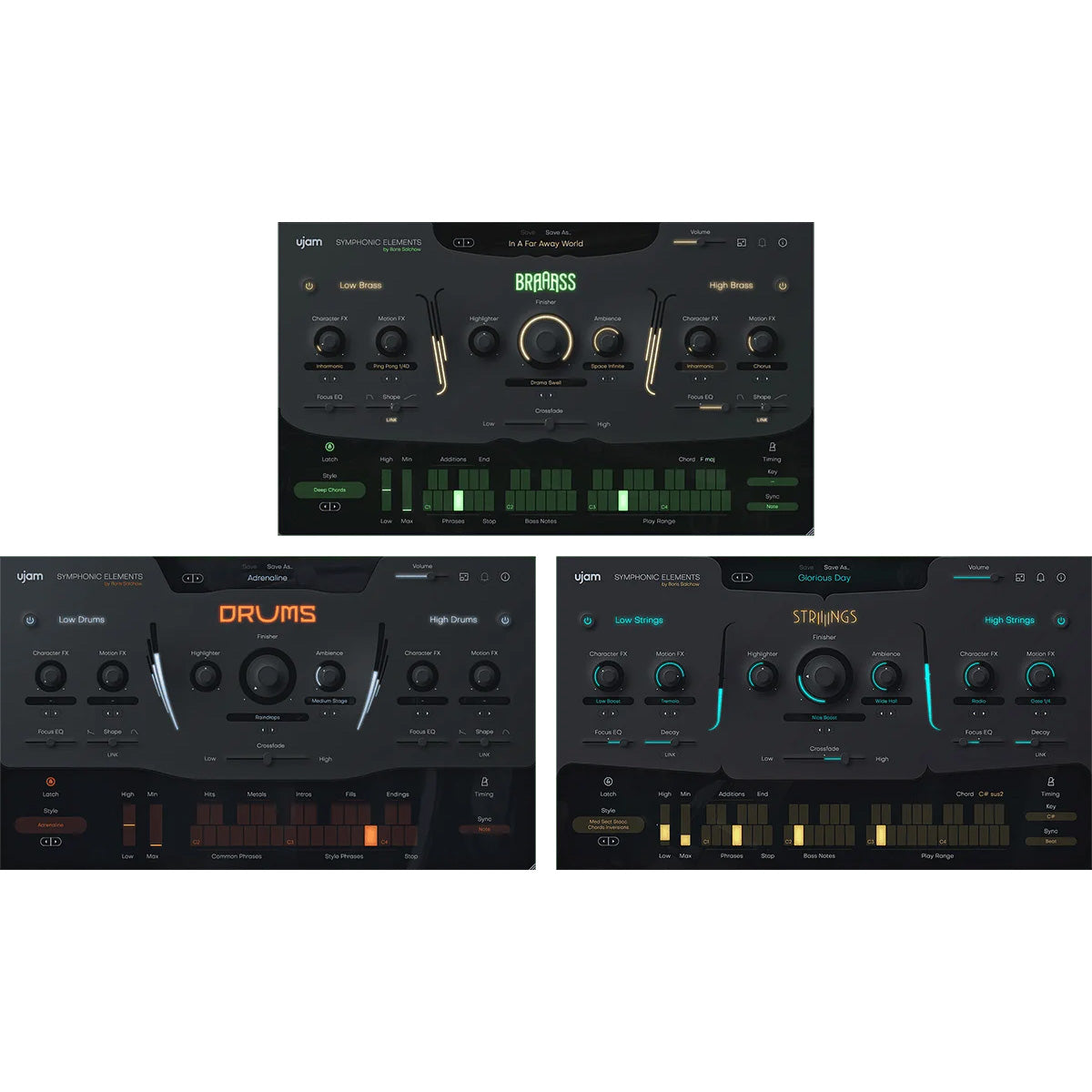 UJAM Symphonic Elements Bundle with 3 Hans Zimmer Virtual Instruments - Electronic Delivery