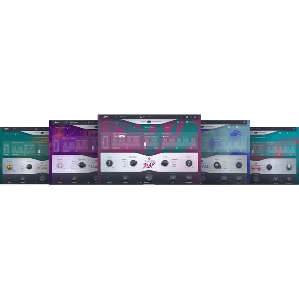 UJAM Virtual Bassist Bundle with 5 Bass Virtual Instruments - Electronic Delivery