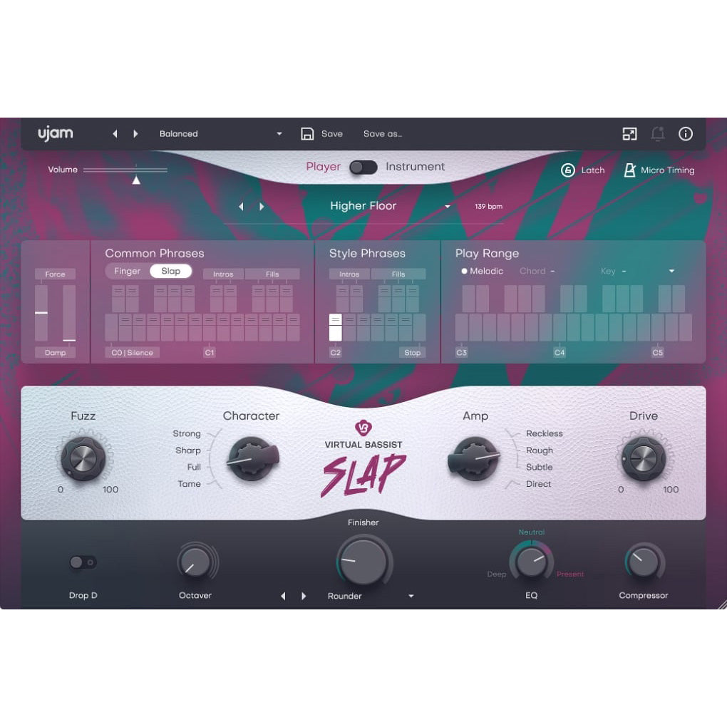 UJAM Virtual Bassist SLAP Bass Virtual Instrument - Electronic Delivery