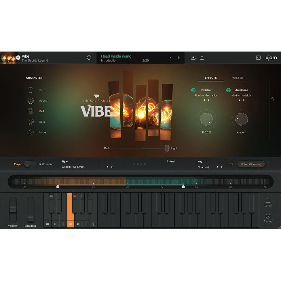 UJAM Virtual Pianist VIBE Electric Piano Virtual Instrument - Electronic Delivery