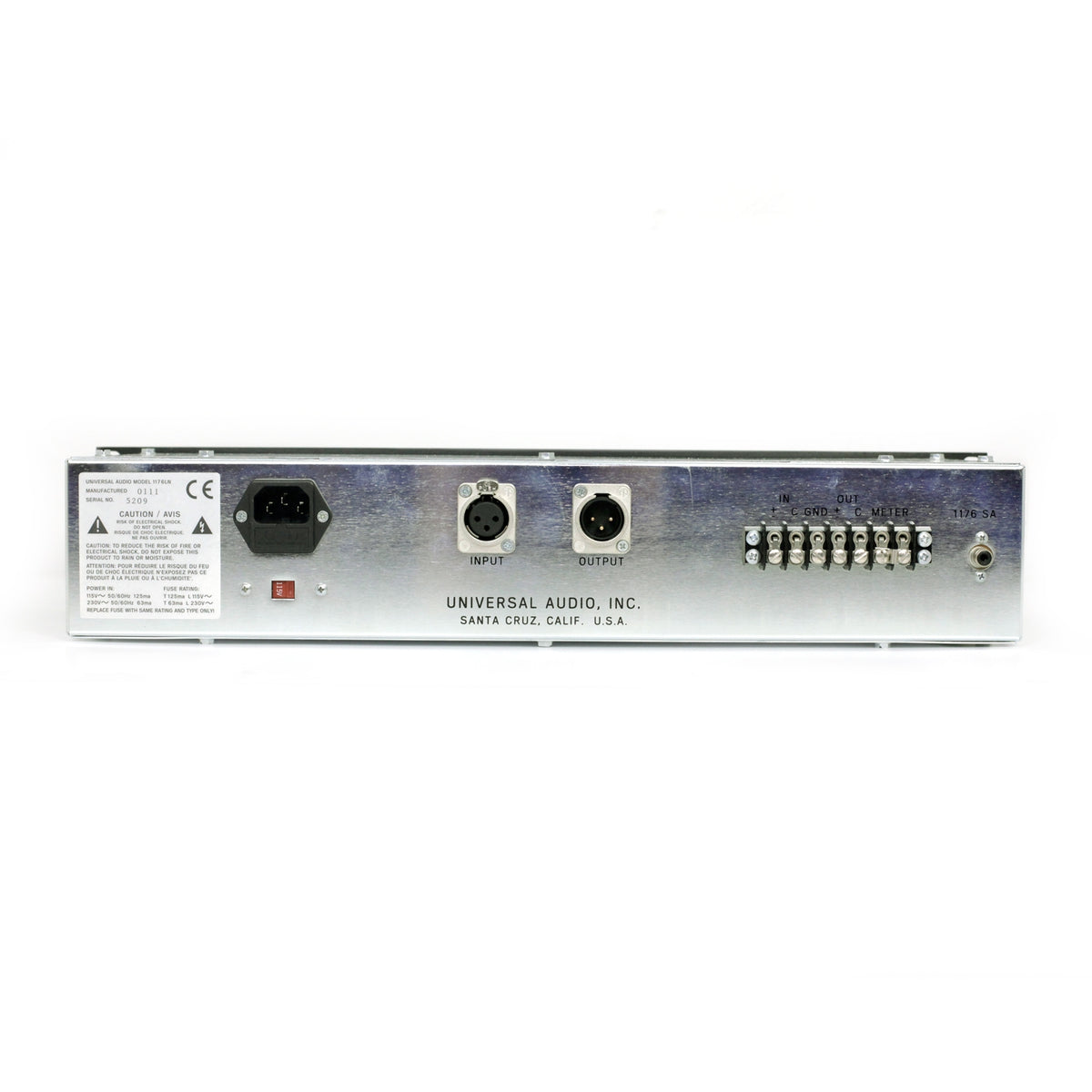 Universal Audio 1176LN Compressor Reissue #5209 (Used)
