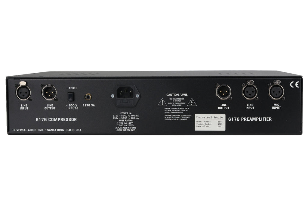 Universal Audio 6176 Tube Channel Strip #4325 (Used)