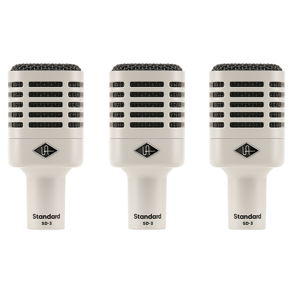 Universal Audio SD-3 Dynamic Microphone with Hemisphere Modeling (3-Pack) (Demo Deal)