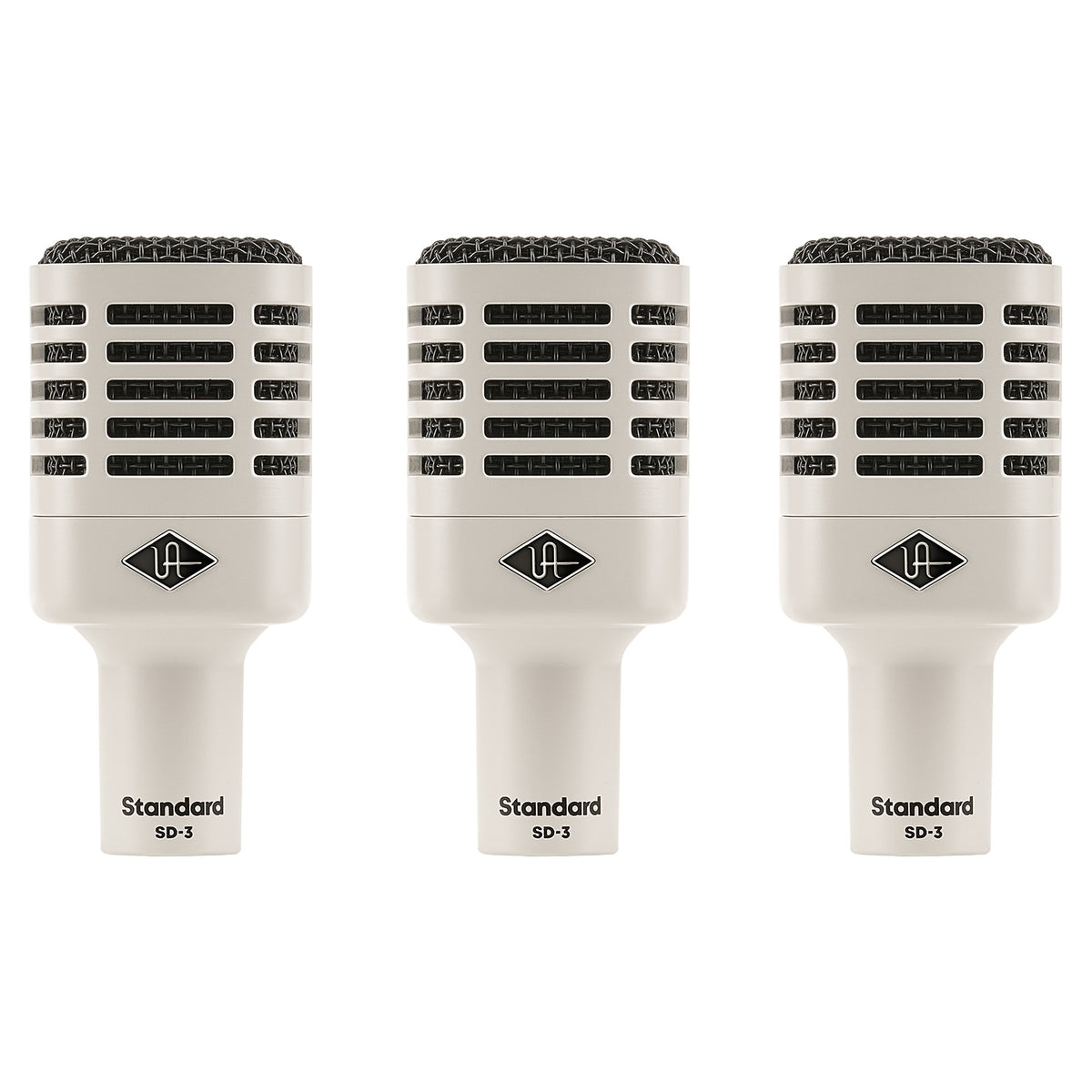 Universal Audio SD-3 Dynamic Microphone with Hemisphere Modeling (3-Pack) (Demo Deal)