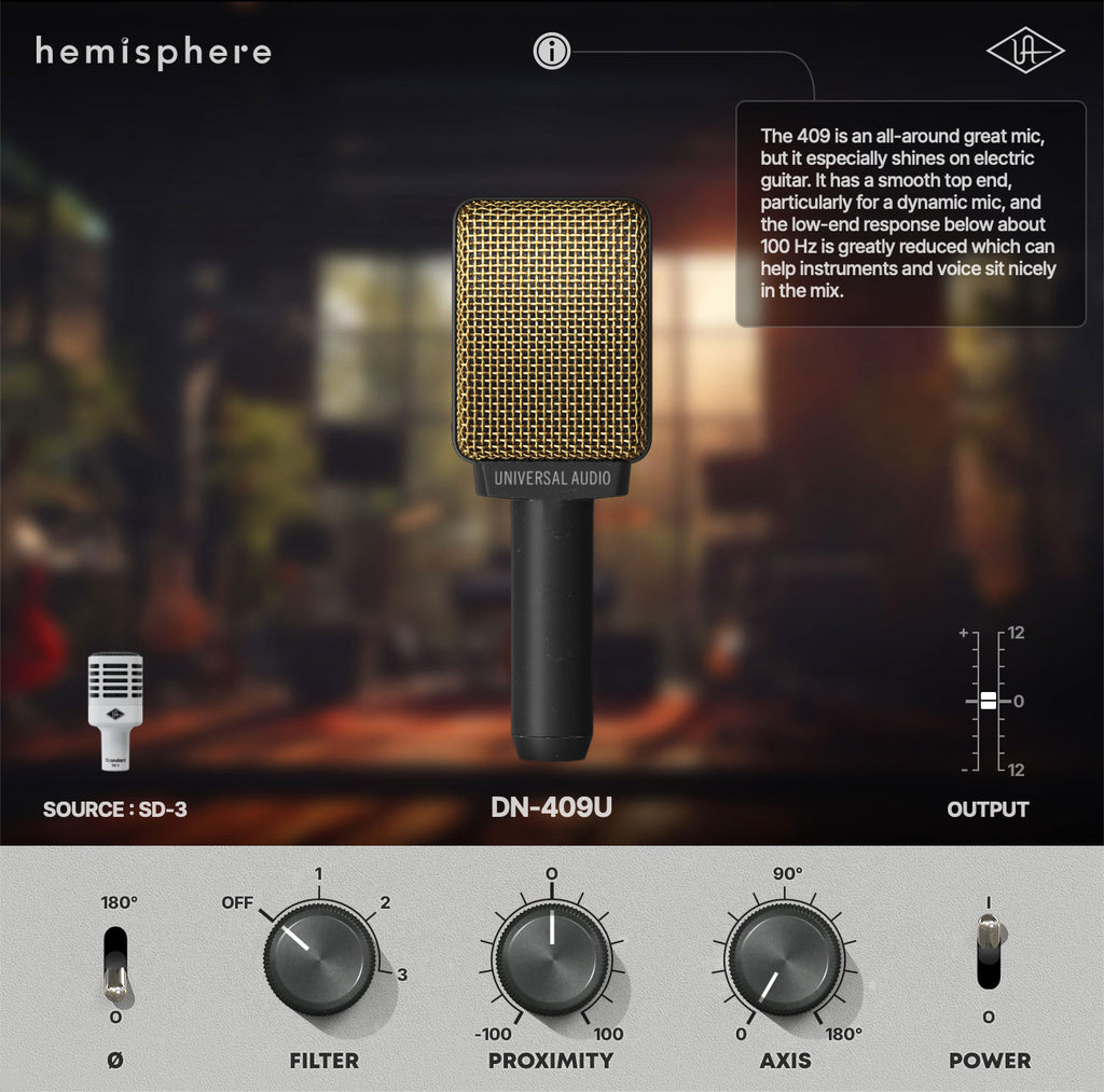 Universal Audio SD-3 Dynamic Microphone with Hemisphere Modeling (3-Pack) (Demo Deal)