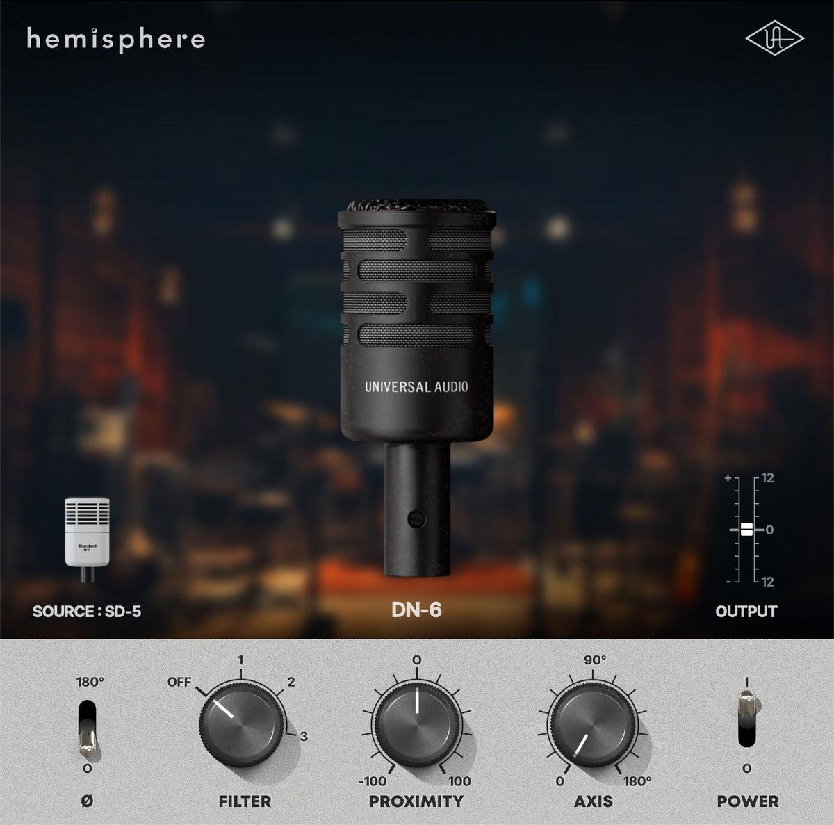 Universal Audio SD-5 Dynamic Microphone with Hemisphere Modeling (Demo Deal)